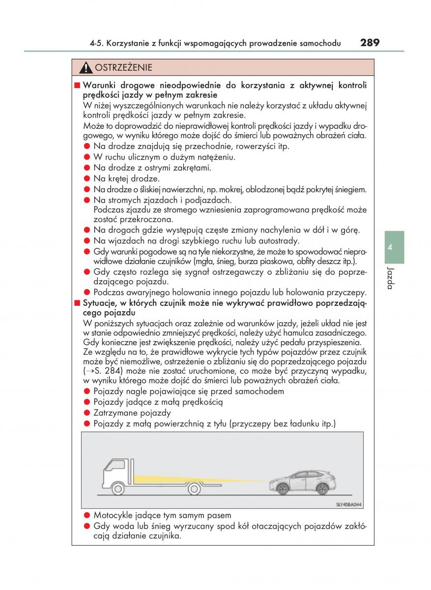 Lexus NX instrukcja obslugi / page 289