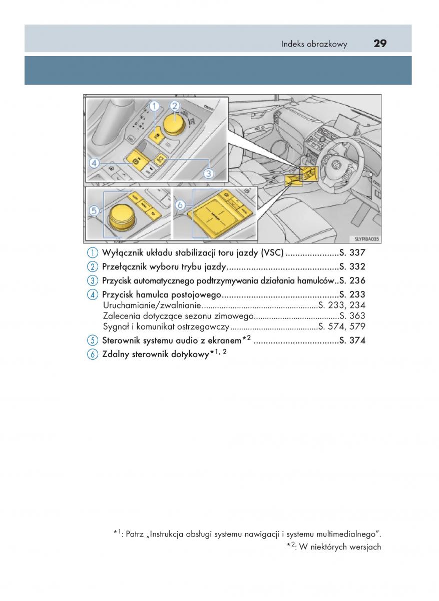 Lexus NX instrukcja obslugi / page 29