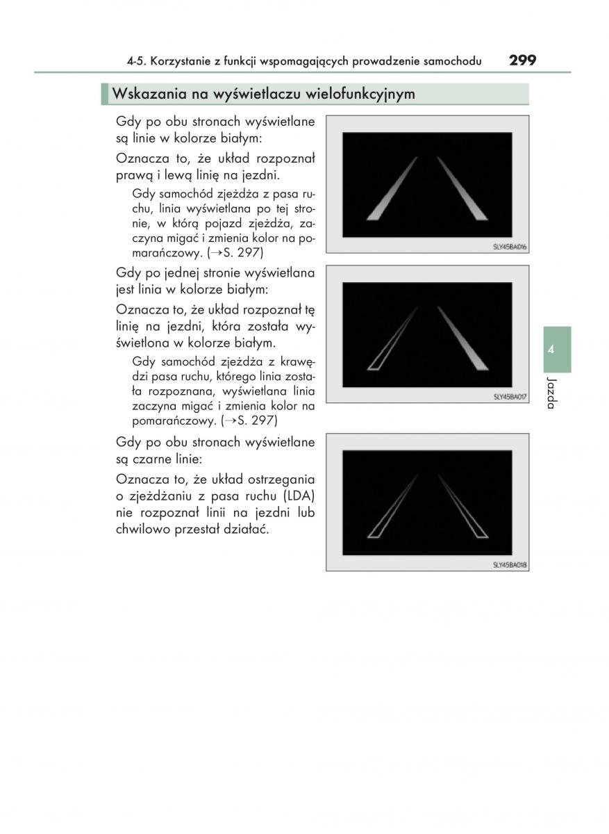 Lexus NX instrukcja obslugi / page 299