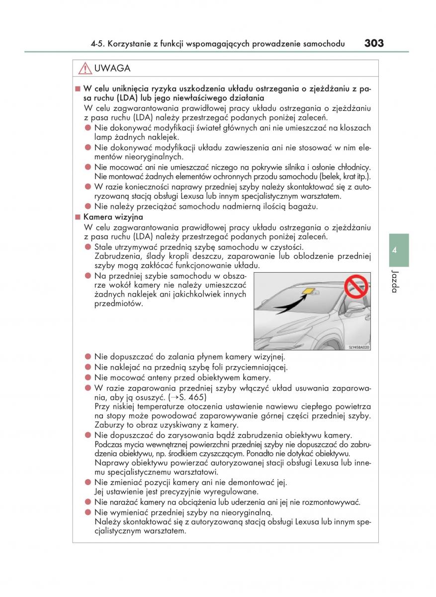 Lexus NX instrukcja obslugi / page 303