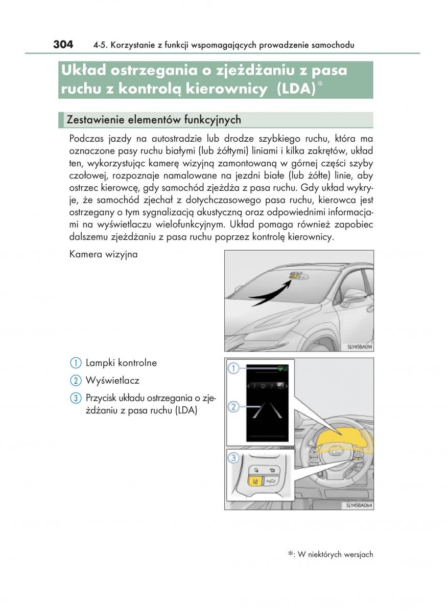 Lexus NX instrukcja obslugi / page 304