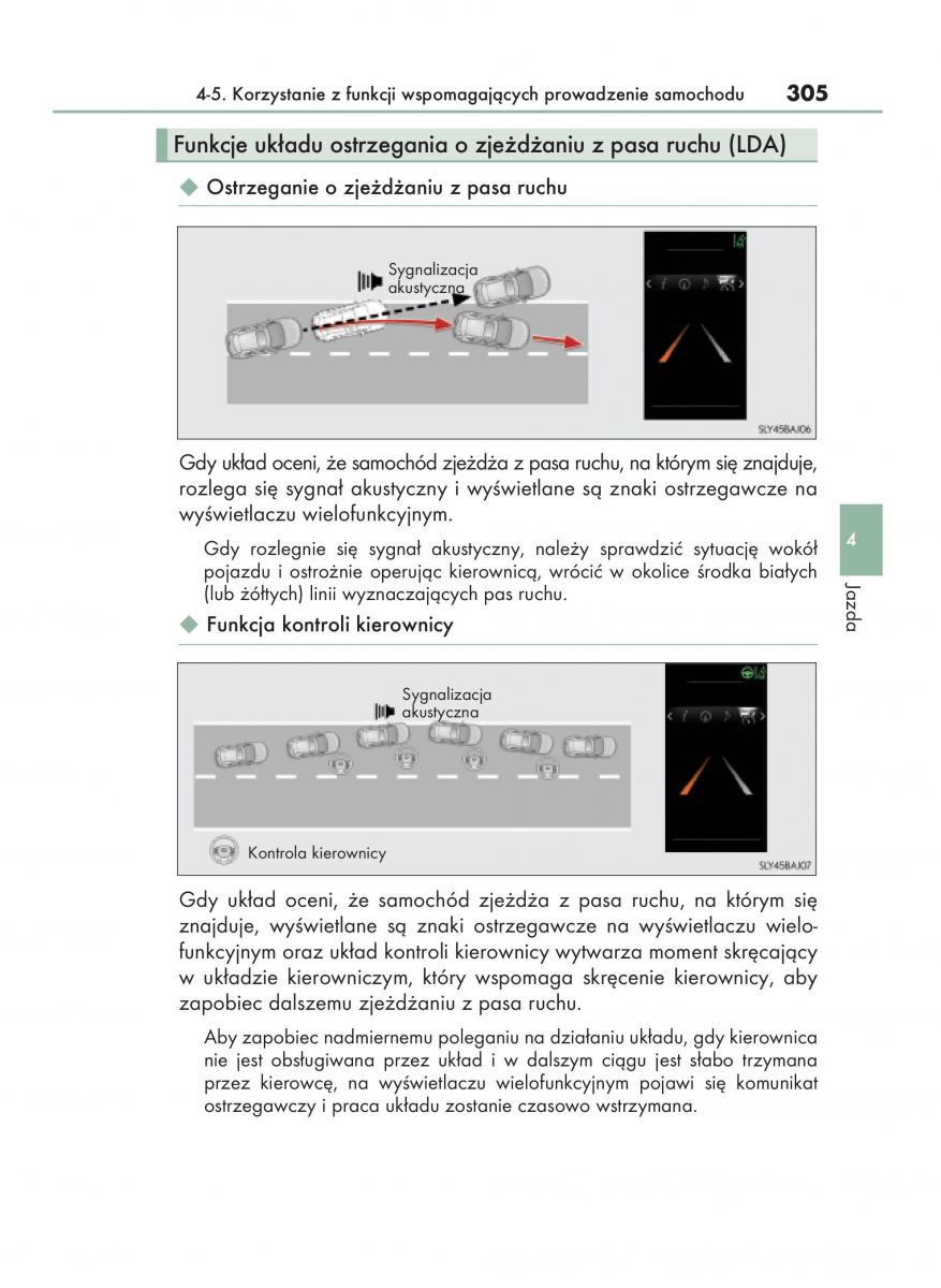 Lexus NX instrukcja obslugi / page 305