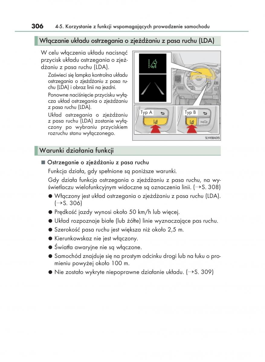 Lexus NX instrukcja obslugi / page 306