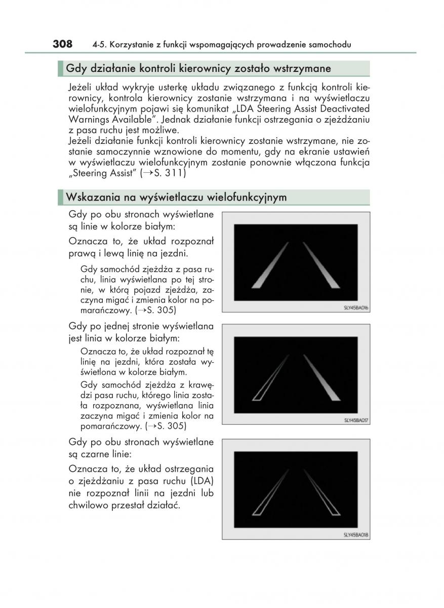 Lexus NX instrukcja obslugi / page 308