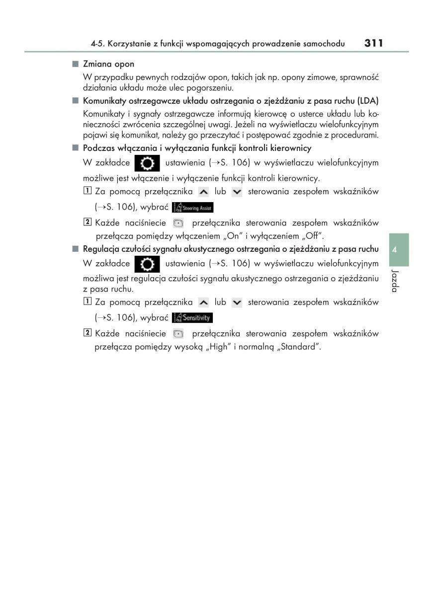 Lexus NX instrukcja obslugi / page 311