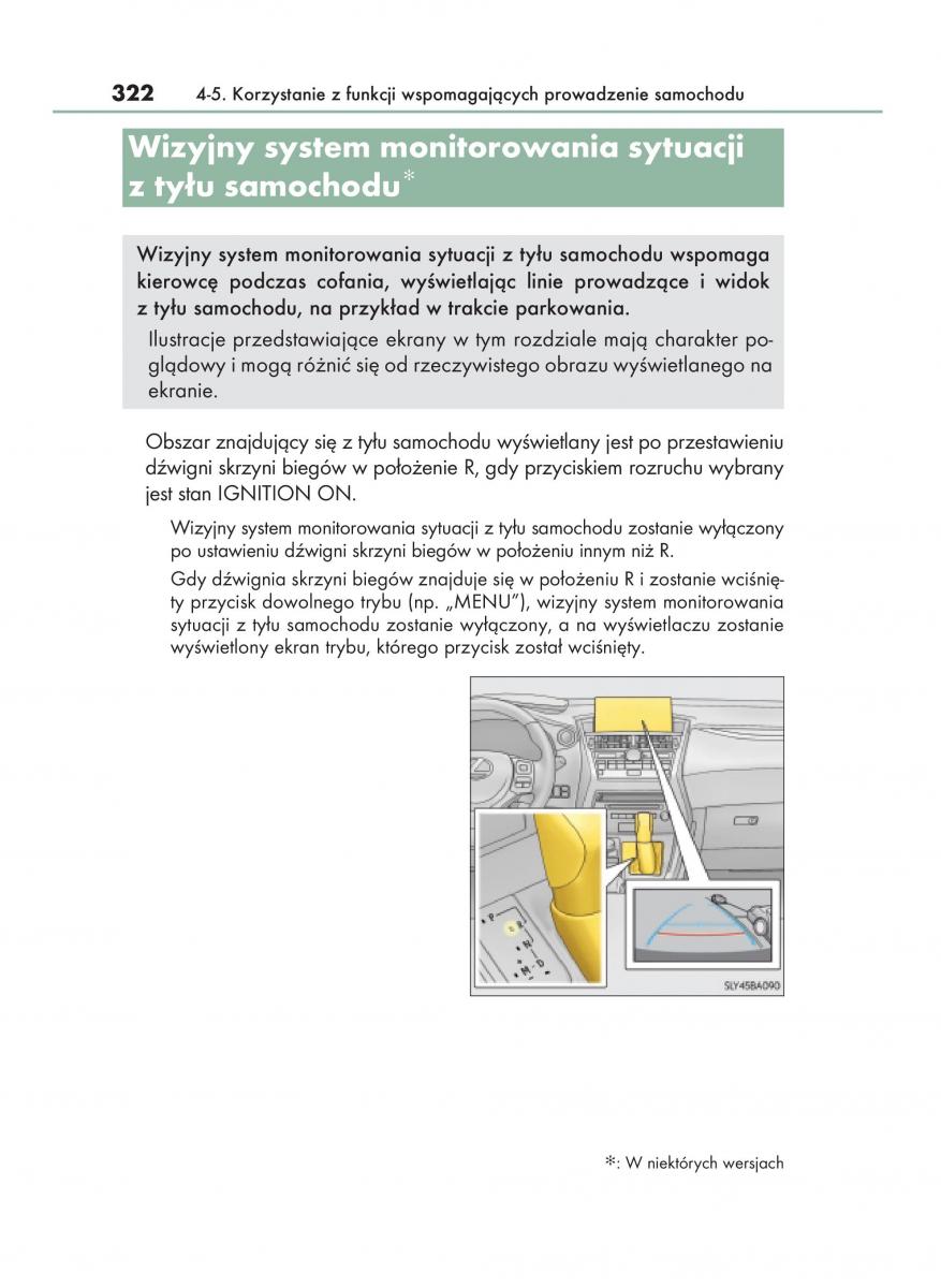 Lexus NX instrukcja obslugi / page 322