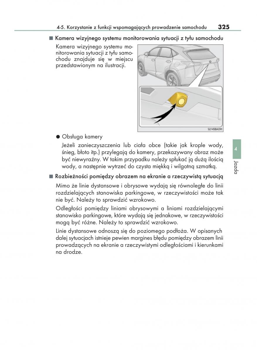 Lexus NX instrukcja obslugi / page 325