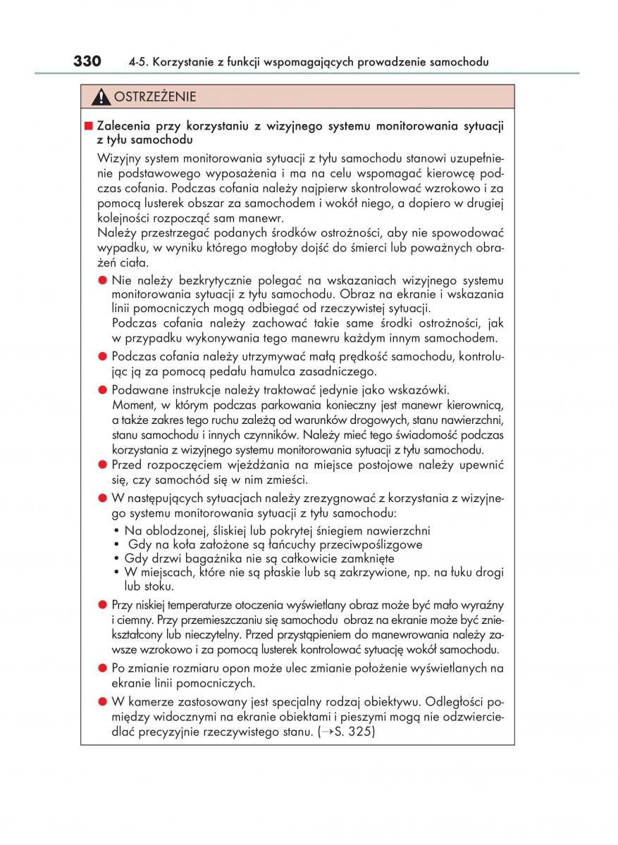 Lexus NX instrukcja obslugi / page 330