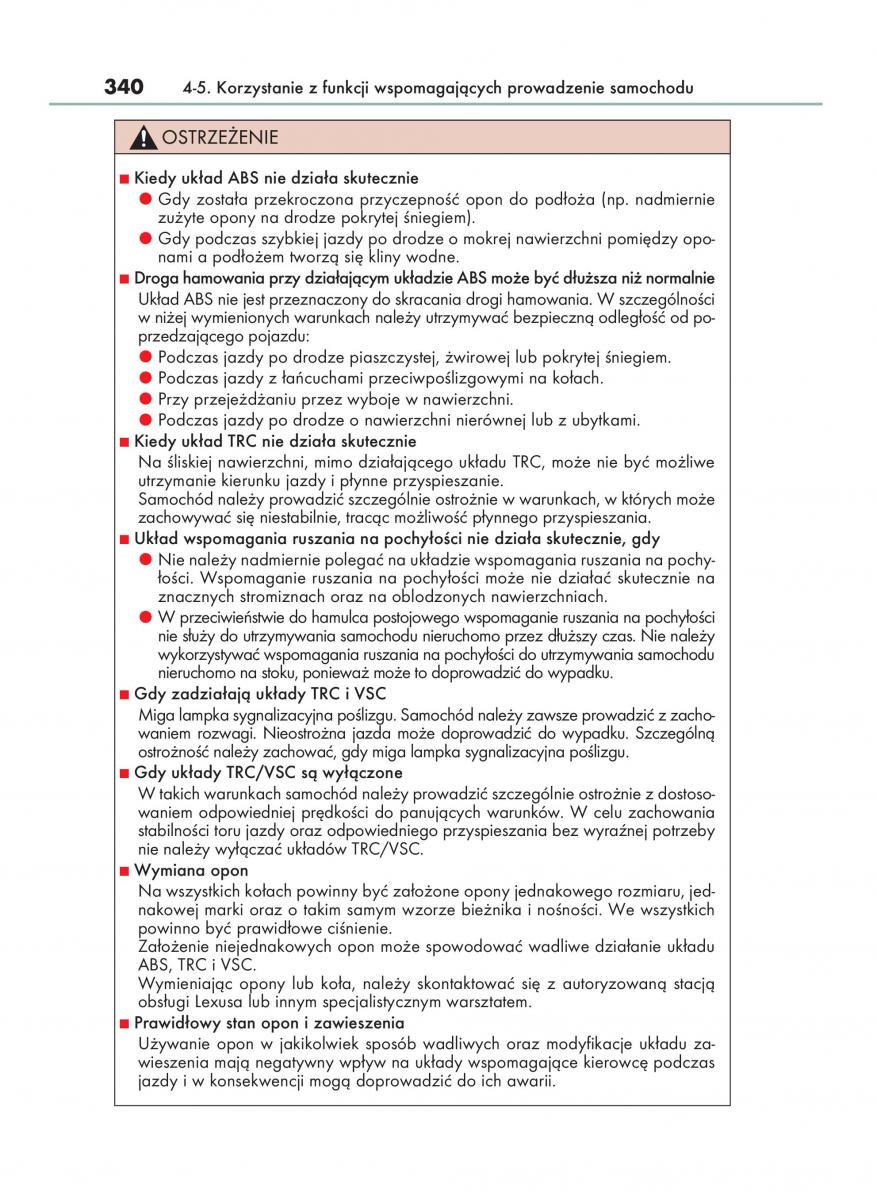 Lexus NX instrukcja obslugi / page 340