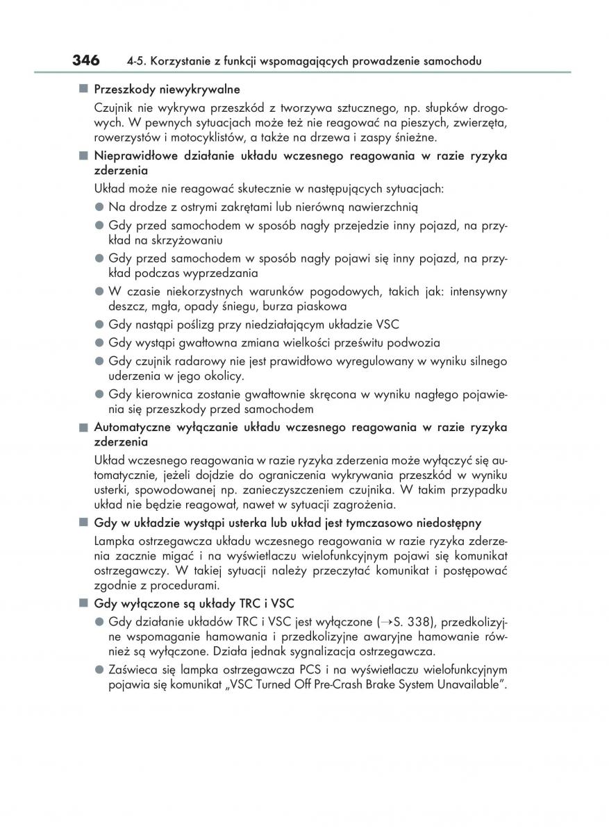 Lexus NX instrukcja obslugi / page 346