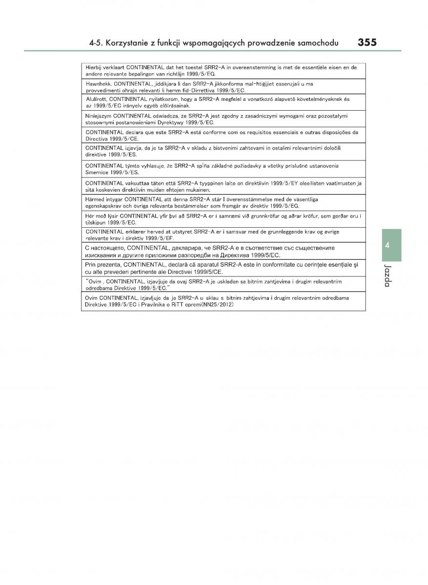 Lexus NX instrukcja obslugi / page 355