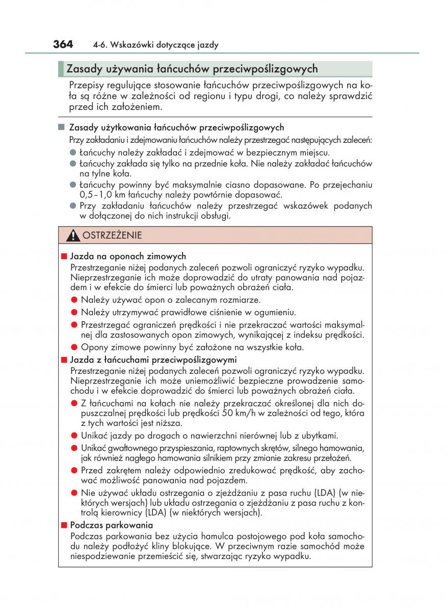 Lexus NX instrukcja obslugi / page 364