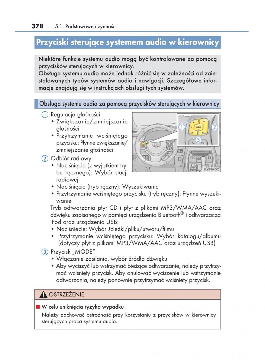 Lexus NX instrukcja obslugi / page 378