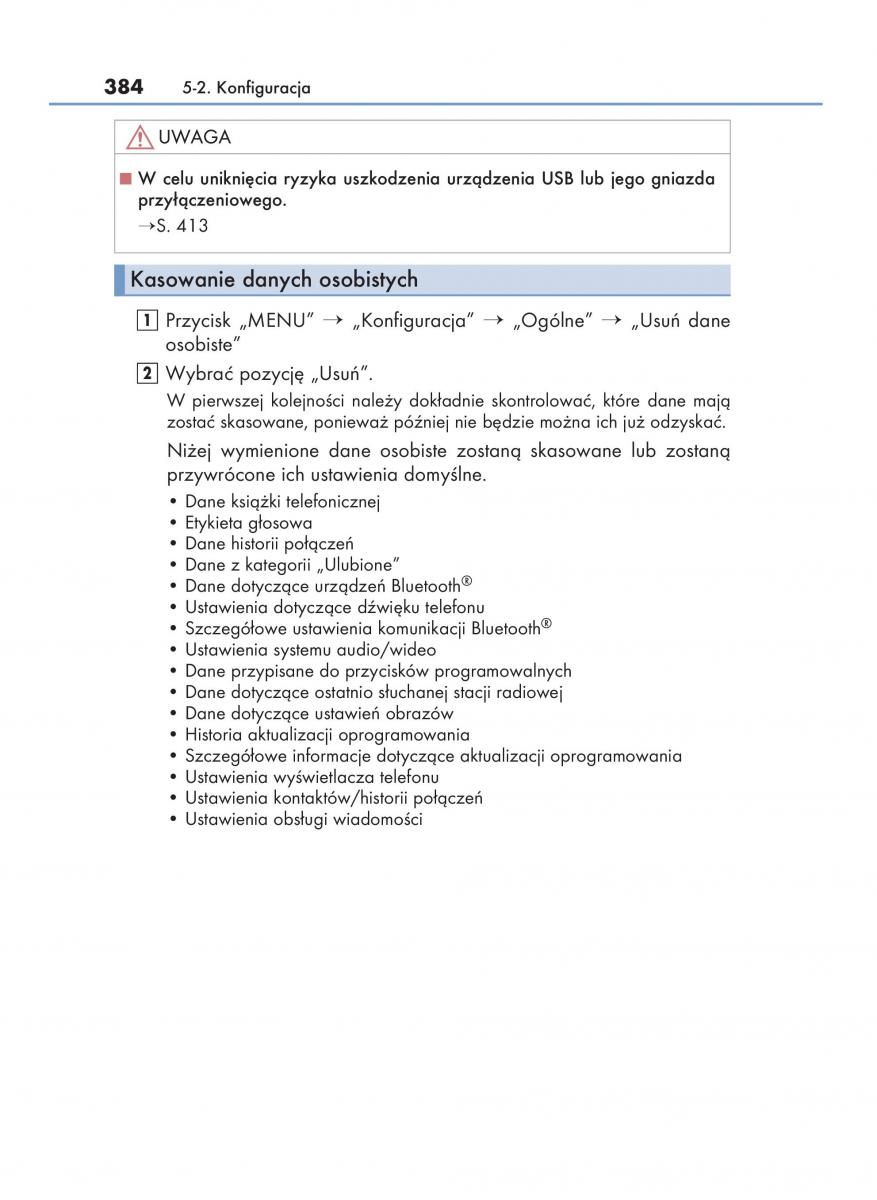 Lexus NX instrukcja obslugi / page 384