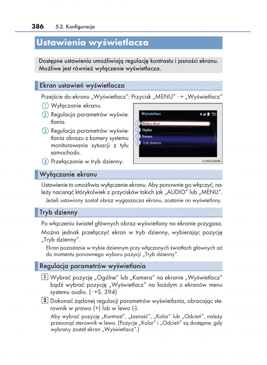 Lexus NX instrukcja obslugi / page 386