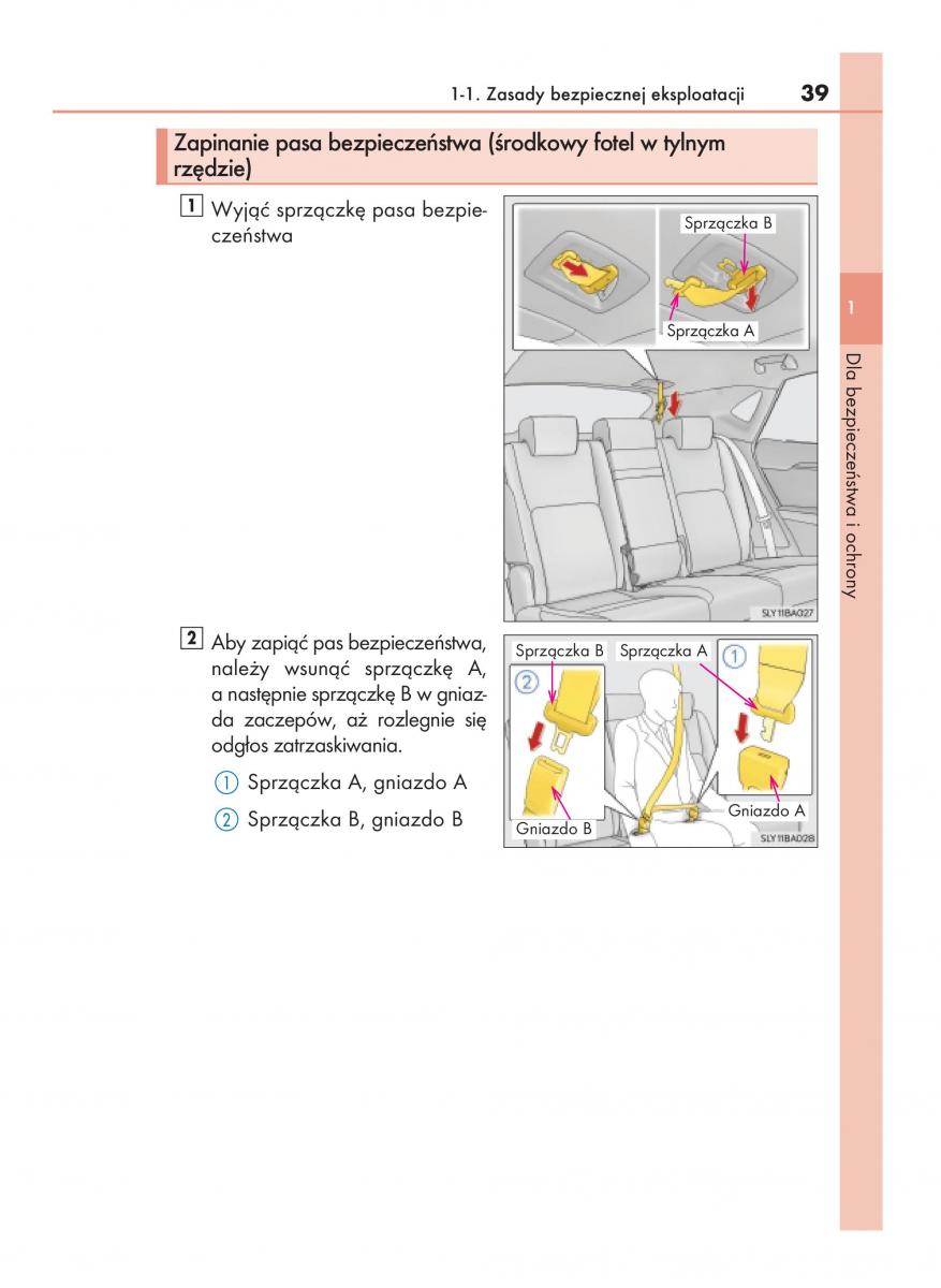 Lexus NX instrukcja obslugi / page 39