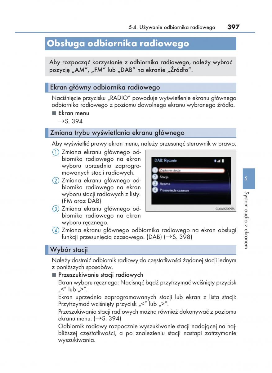 Lexus NX instrukcja obslugi / page 397