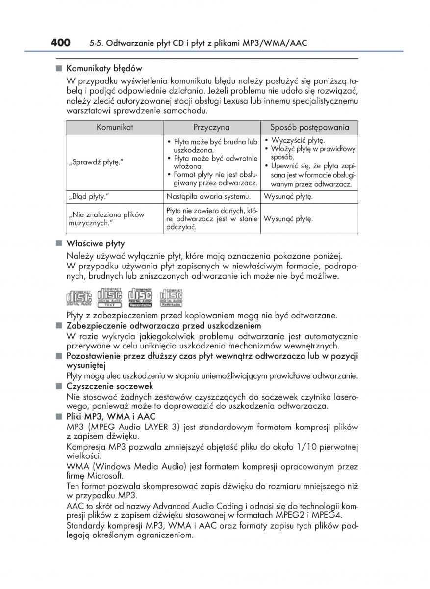 Lexus NX instrukcja obslugi / page 400