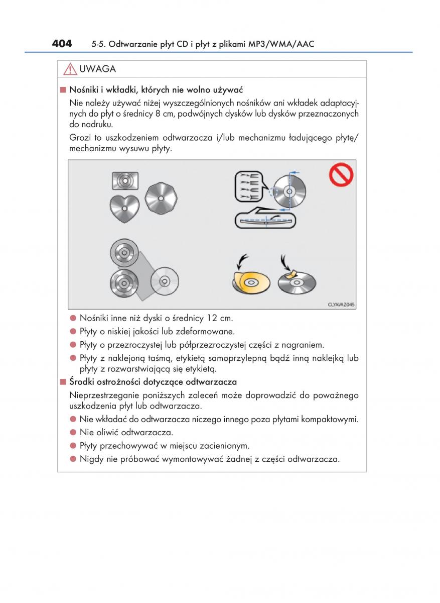 Lexus NX instrukcja obslugi / page 404