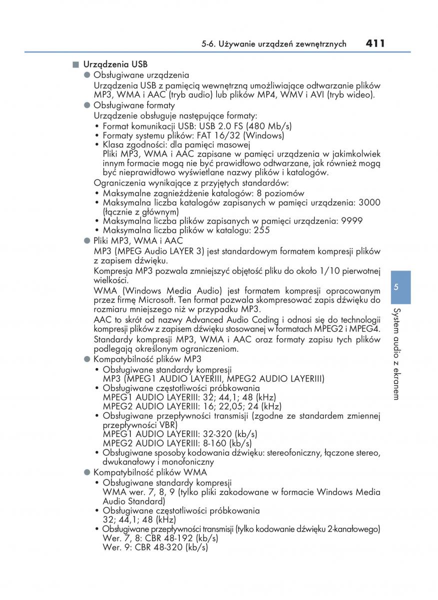 Lexus NX instrukcja obslugi / page 411