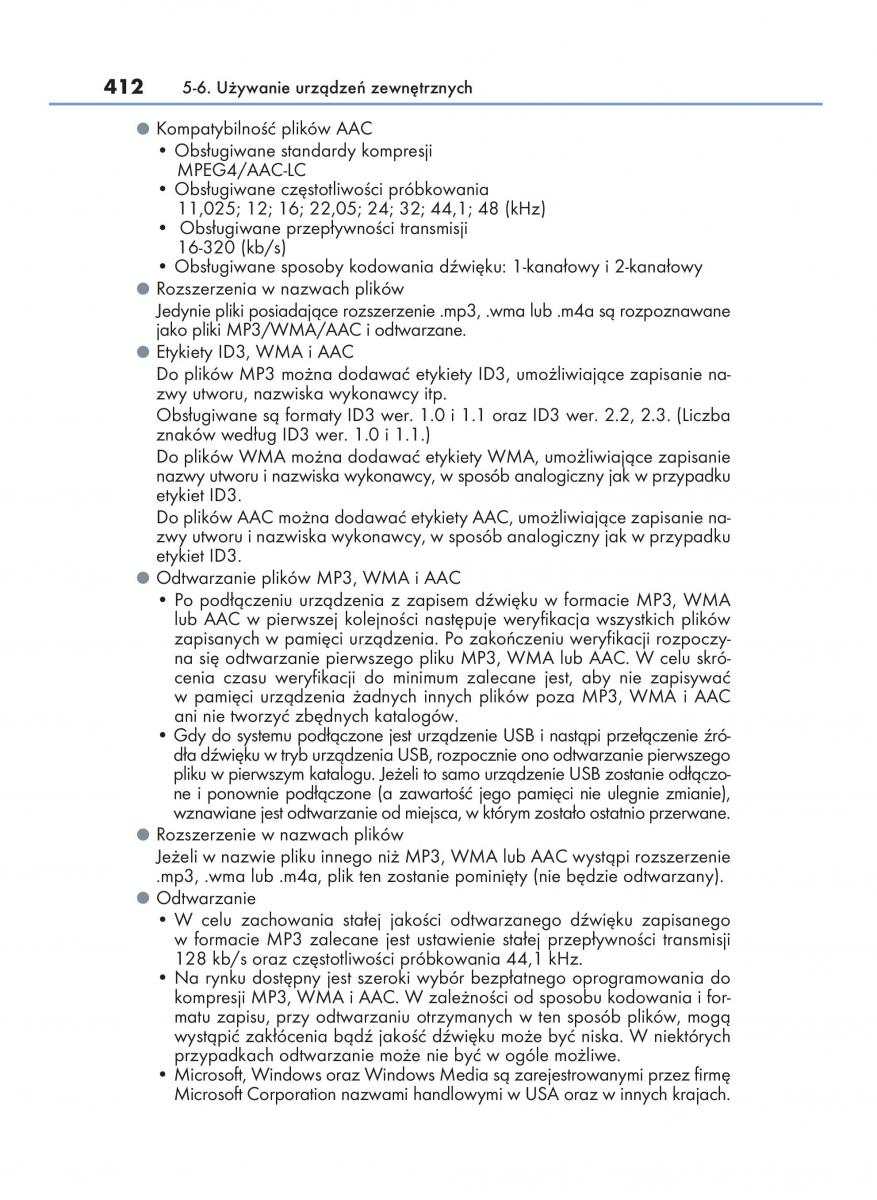 Lexus NX instrukcja obslugi / page 412