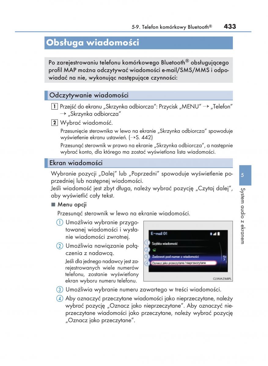 Lexus NX instrukcja obslugi / page 433