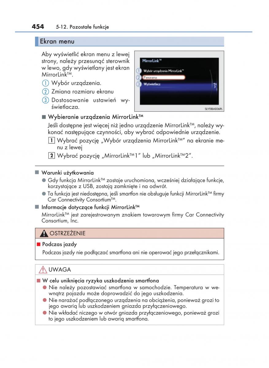 Lexus NX instrukcja obslugi / page 454