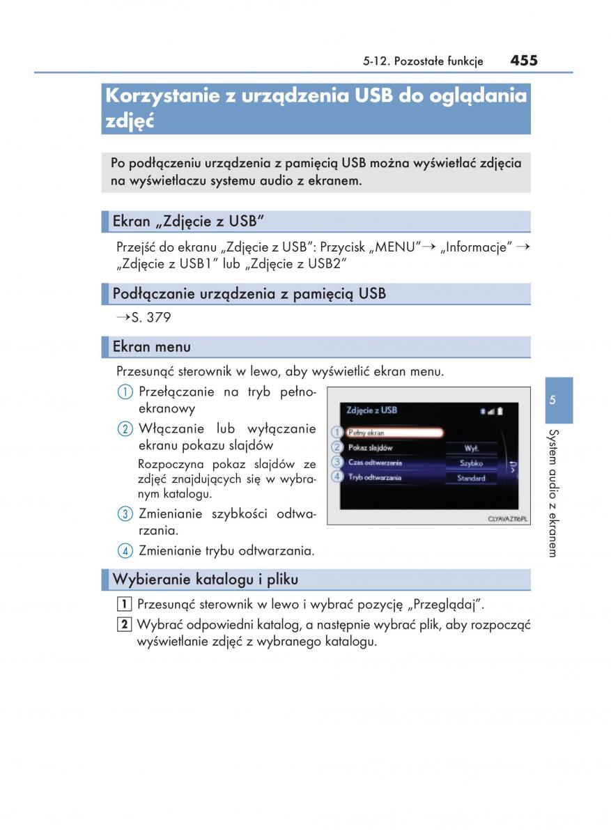 Lexus NX instrukcja obslugi / page 455