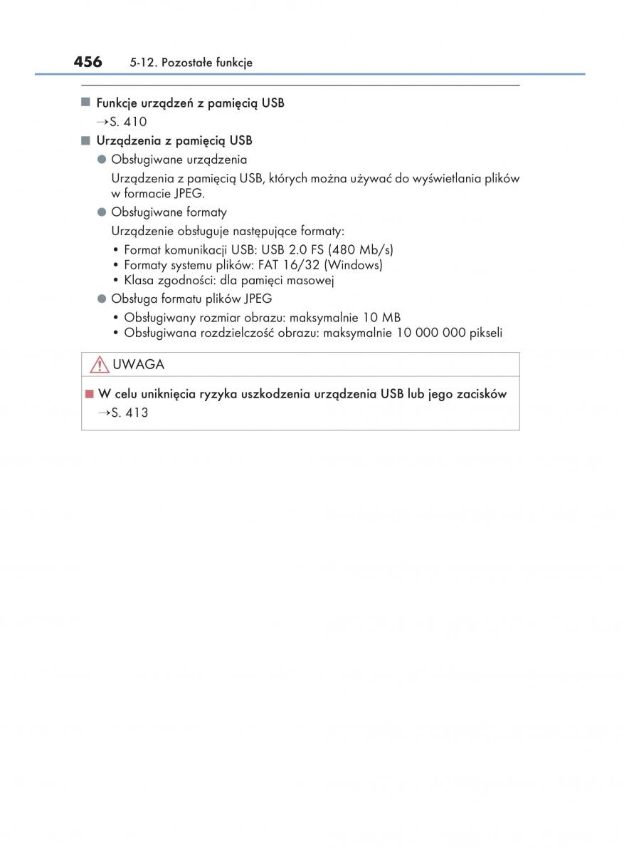 Lexus NX instrukcja obslugi / page 456