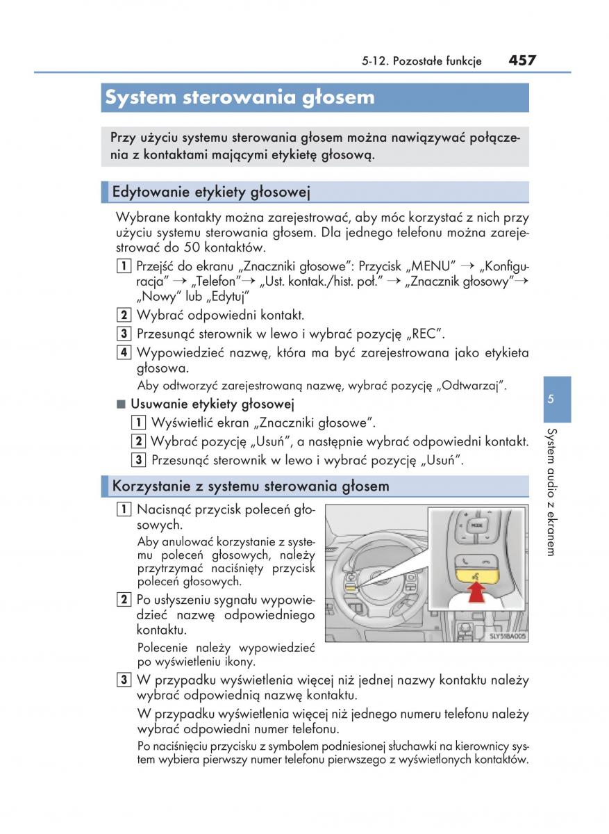 Lexus NX instrukcja obslugi / page 457