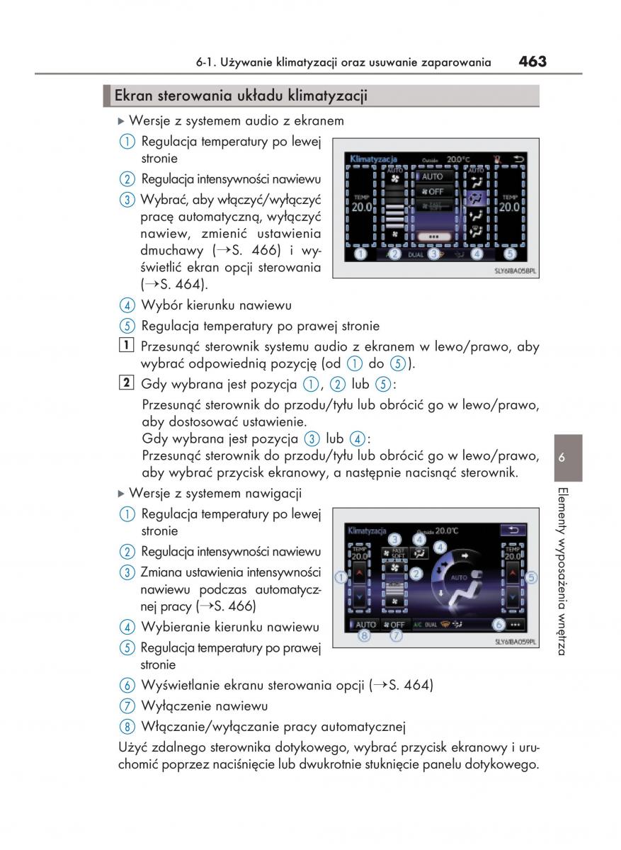 Lexus NX instrukcja obslugi / page 463