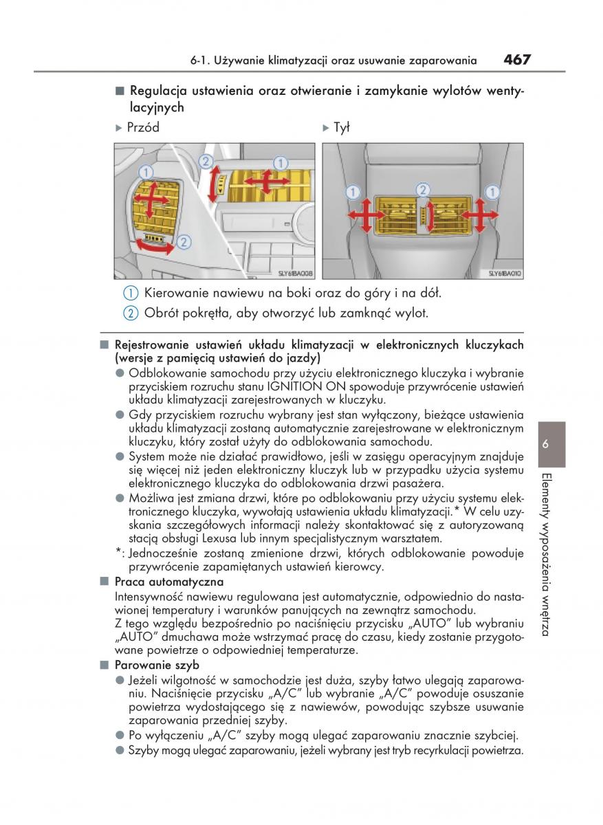 Lexus NX instrukcja obslugi / page 467