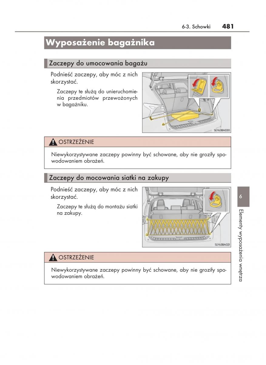 Lexus NX instrukcja obslugi / page 481