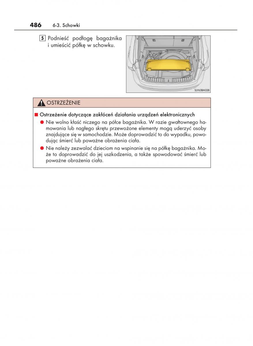 Lexus NX instrukcja obslugi / page 486