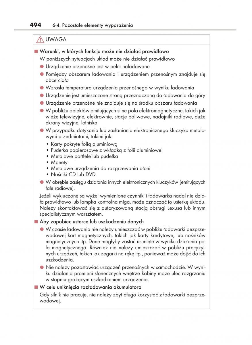 Lexus NX instrukcja obslugi / page 494