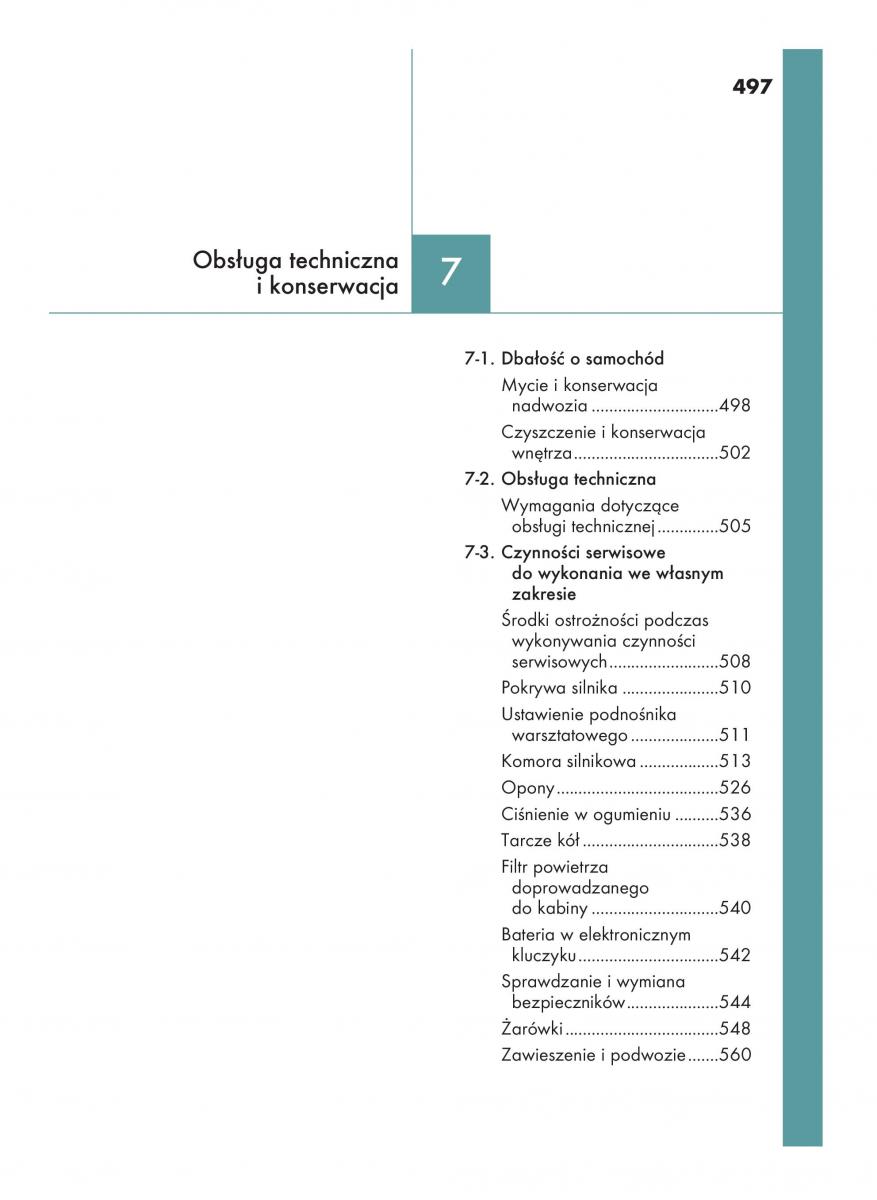 Lexus NX instrukcja obslugi / page 497