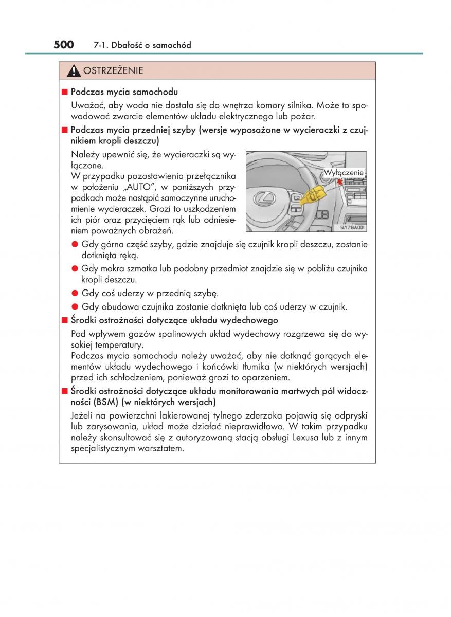 Lexus NX instrukcja obslugi / page 500