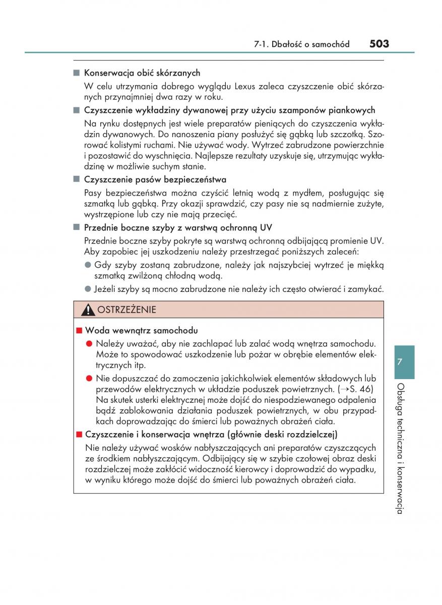 Lexus NX instrukcja obslugi / page 503