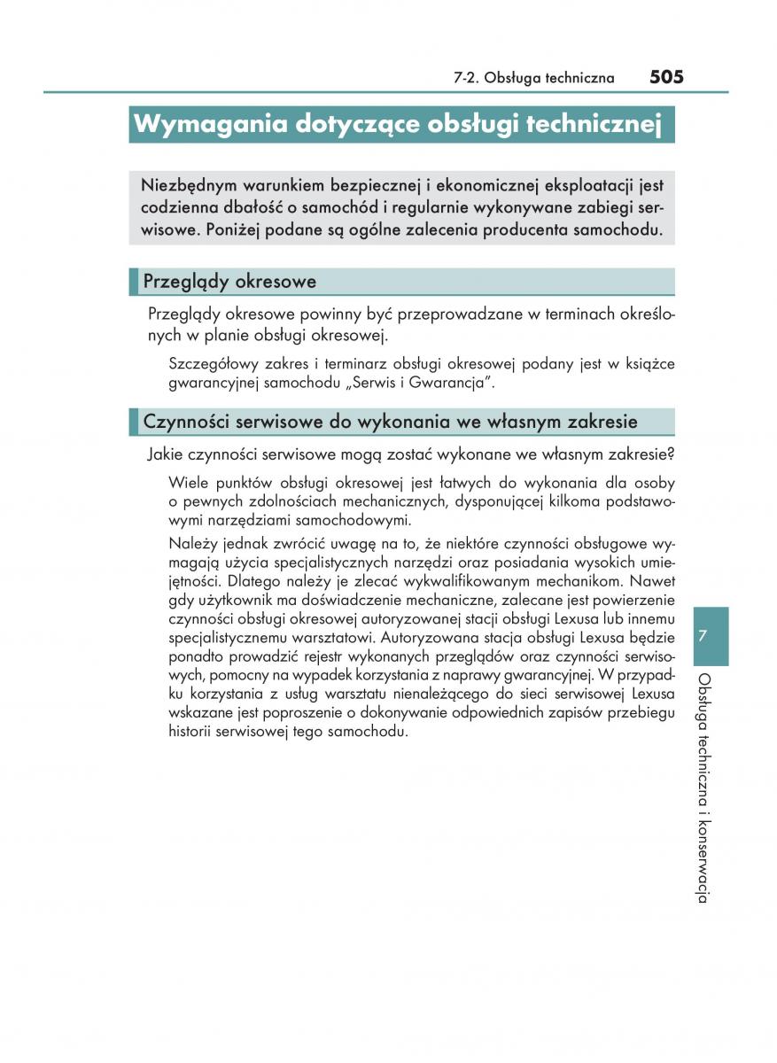 Lexus NX instrukcja obslugi / page 505