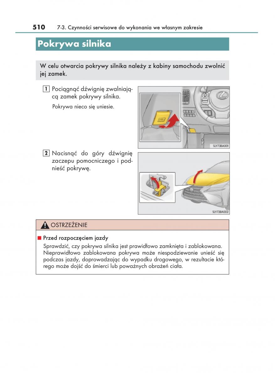 Lexus NX instrukcja obslugi / page 510