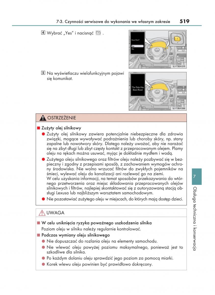 Lexus NX instrukcja obslugi / page 519