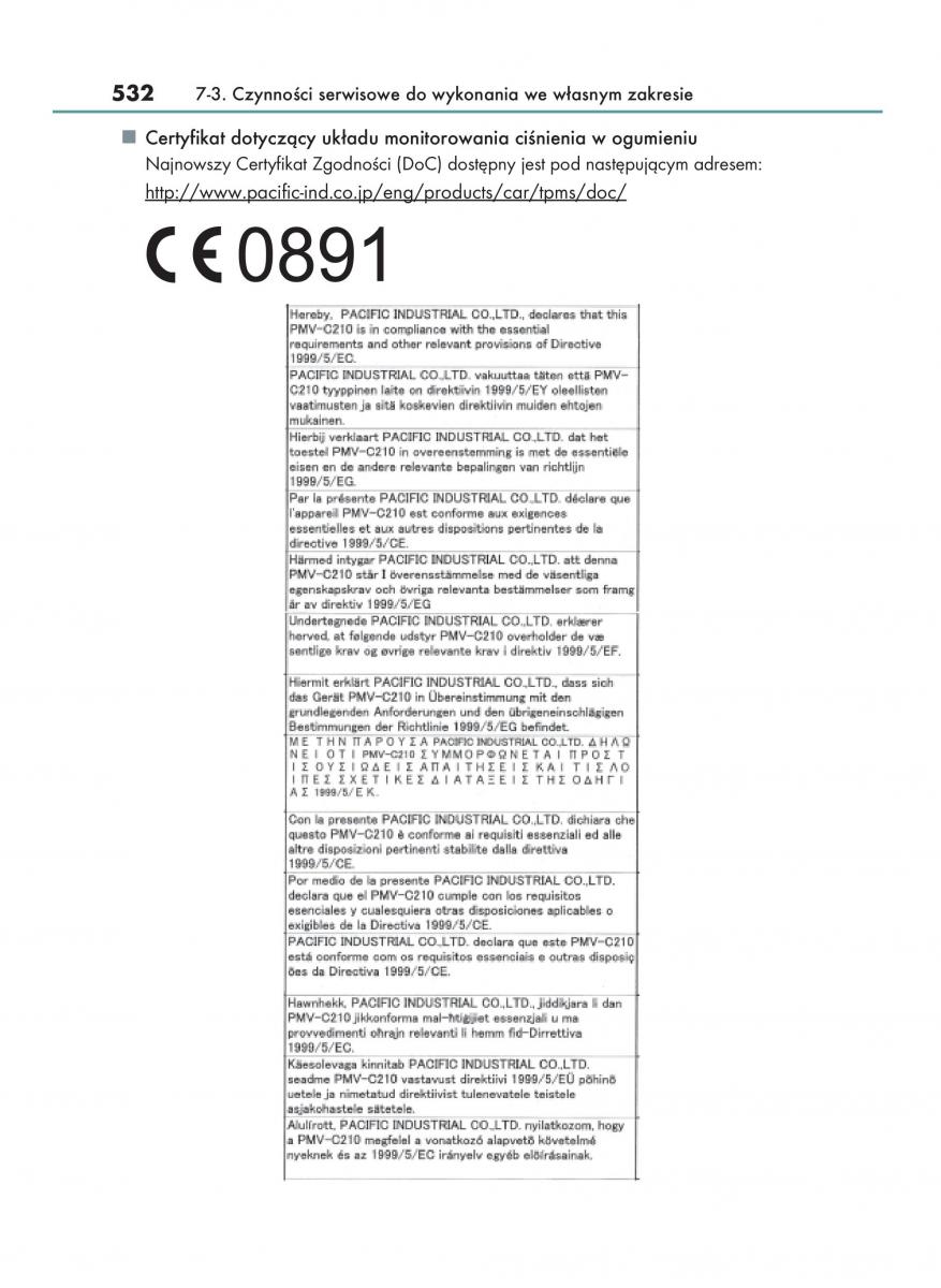 Lexus NX instrukcja obslugi / page 532