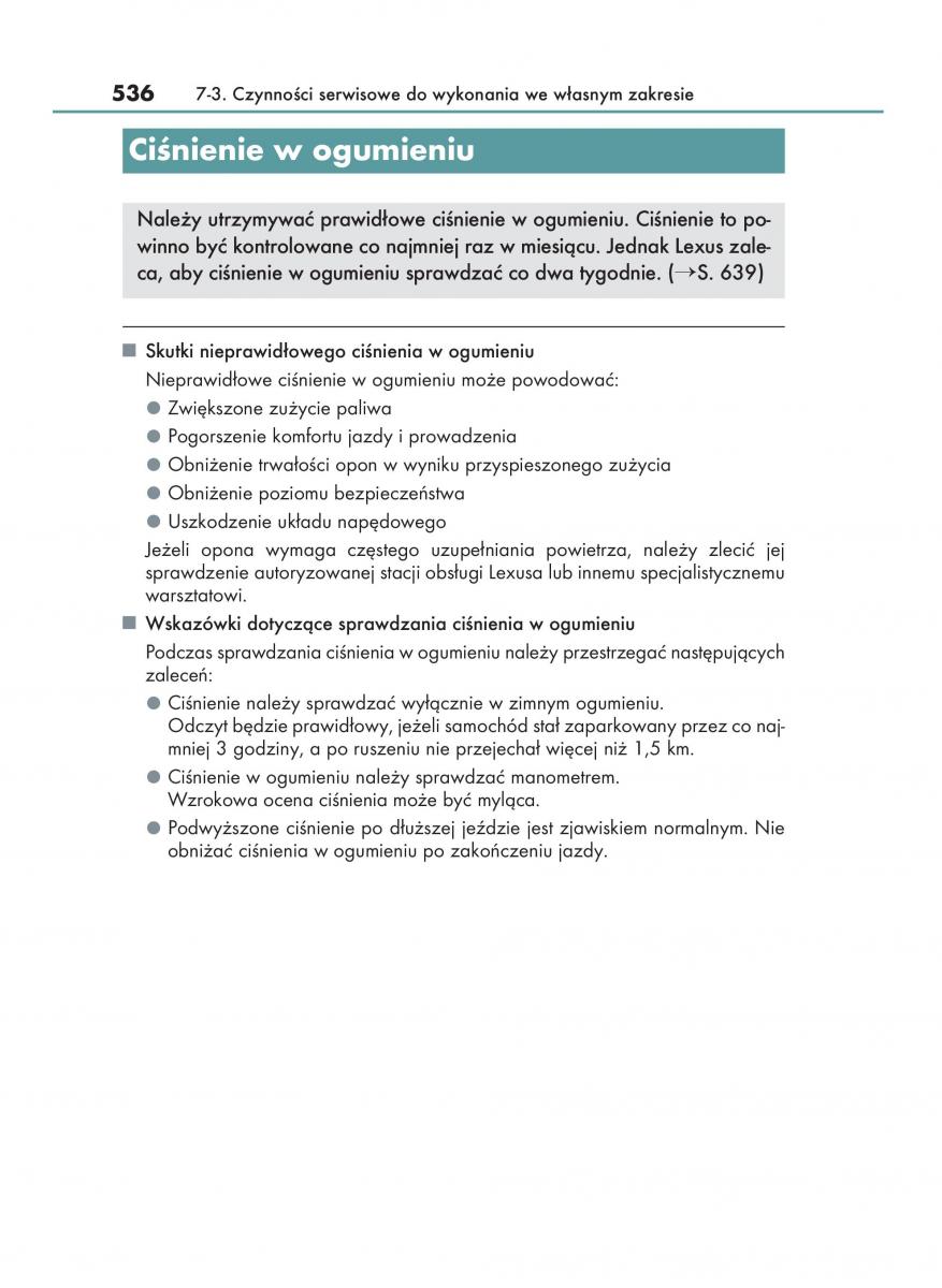 Lexus NX instrukcja obslugi / page 536