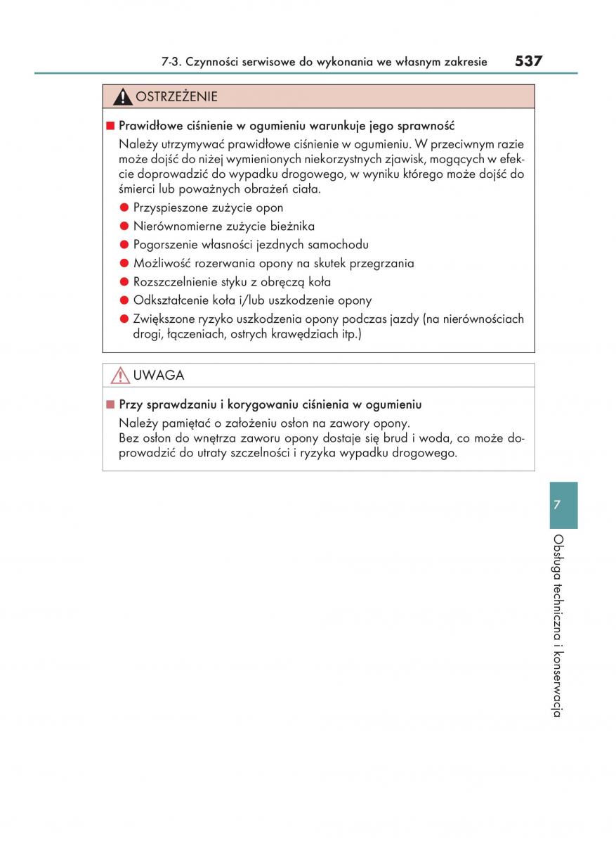 Lexus NX instrukcja obslugi / page 537