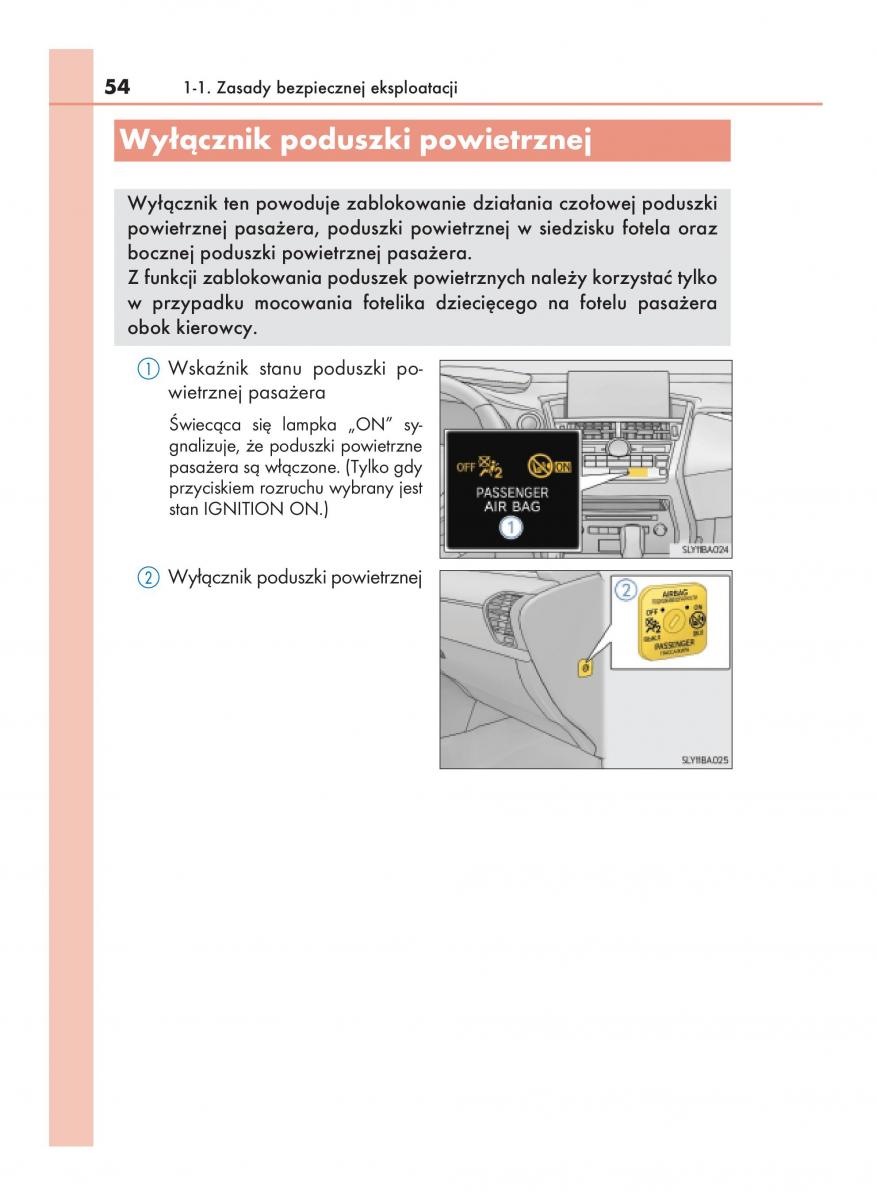 Lexus NX instrukcja obslugi / page 54