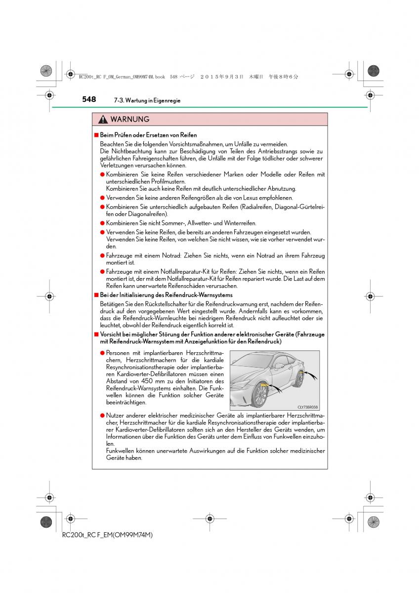 Lexus RC Handbuch / page 548