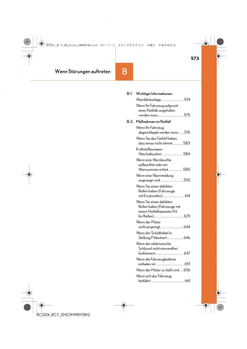 Lexus RC Handbuch / page 573