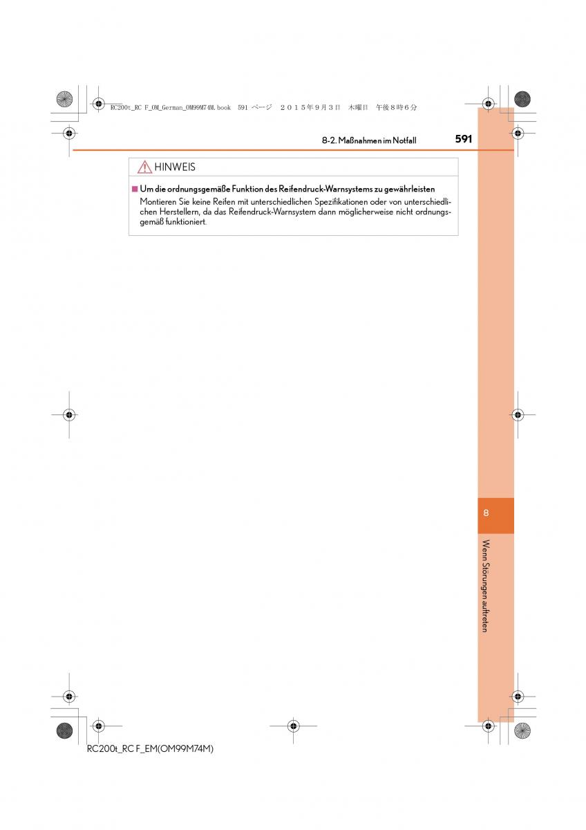 Lexus RC Handbuch / page 591