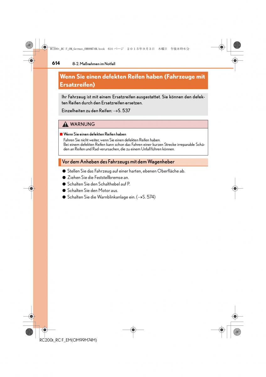 Lexus RC Handbuch / page 614
