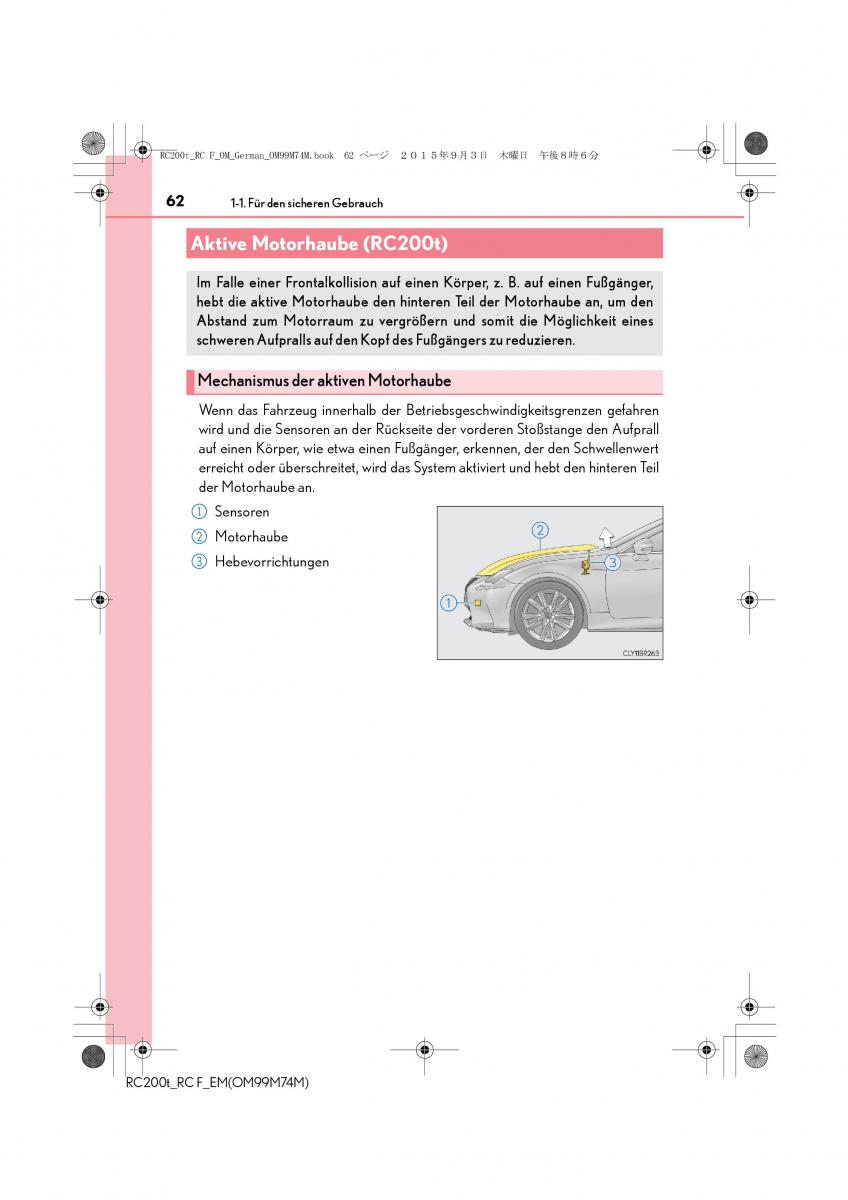 Lexus RC Handbuch / page 62